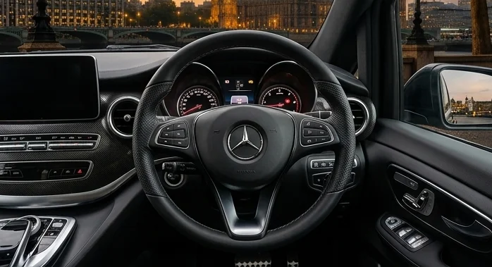 Mercedes-Benz V-Class luxury leather passenger seating